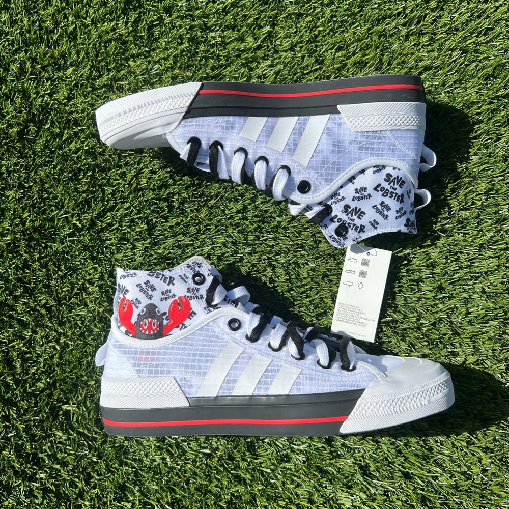 Adidas Originals Nizza Hi DL Save Lobster Sneakers Shoes